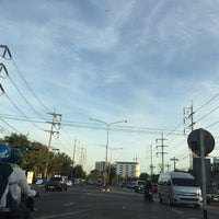 Photo taken at Rong Phayaban Noppharat Intersection by Bow M. on 1/17/2016