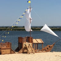 Photo taken at Пляж озера Святище by Алена С. on 7/25/2015