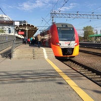 Photo taken at Kursky Rail Terminal by Ekaterina R. on 4/30/2016