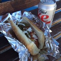 Photo taken at What&amp;#39;s Up Dog by Ryan B. on 9/23/2014