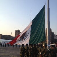 Photo taken at Plaza de la Constitución (Zócalo) by Ernesto M. on 4/20/2013