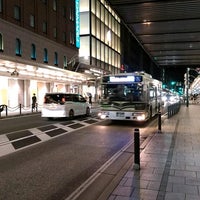 四条高倉バス停 Bus Stop In 下京区