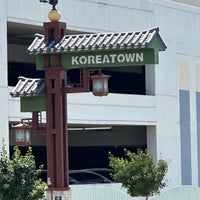 Photo taken at Koreatown Sign by Tracy L. on 6/27/2023