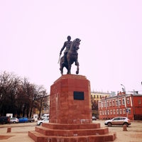 Photo taken at Памятник Великому князю Олегу Рязанскому by Кристиан М. on 11/4/2019