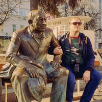 Photo taken at Monument to Evgeny Evstigneev by Кристиан М. on 10/4/2020