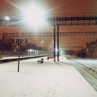 Photo taken at Ж/Д станция Варшавская by Кристиан М. on 12/31/2021