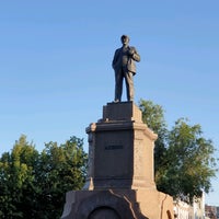 Photo taken at Памятник В.И. Ленину by Кристиан М. on 7/7/2021