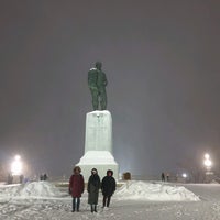 Photo taken at Памятник В.П.Чкалову by Кристиан М. on 1/6/2022