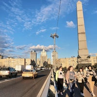 Photo taken at Borodinsky Bridge by Кристиан М. on 8/23/2021