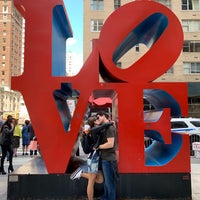 Photo taken at LOVE Sculpture by Robert Indiana by Marcio F. on 5/16/2019