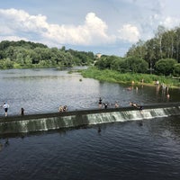 Photo taken at Плотина на реке Пскове by Лизавета И. on 7/22/2018