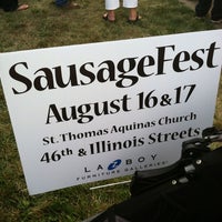 Photo taken at Sausagefest by Ted F. on 8/16/2013