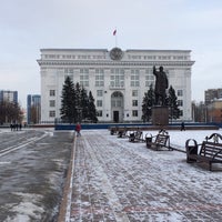 Photo taken at Администрация Кемеровской области, здание № 1 by Mikhail G. on 11/8/2016