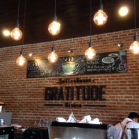 Photo taken at Gratitude Coffeehouse Bistro by Beam k. on 10/25/2015