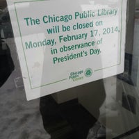 Photo taken at Chicago Public Library by gabray c. on 2/17/2014