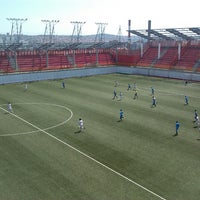 Photo taken at Stadion Bojan Majić | FK Voždovac by Zelje L. on 6/11/2014
