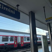 Photo taken at Rimini Railway Station by Petya K. on 9/3/2021