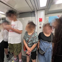 Photo taken at People&amp;#39;s Square Metro Station by Amber Z. on 7/30/2023