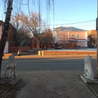 Photo taken at Памятник Чехову by Михаил О. on 11/28/2015