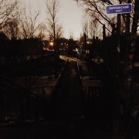 Photo taken at Лупповский пешеходный мост by Mary Y. on 1/28/2018