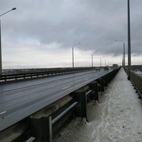 Photo taken at Октябрьский мост by 🌹Алёна🌹 on 1/5/2020
