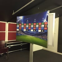Photo taken at Arsenal Press Conference Room by Greg M. on 11/24/2014