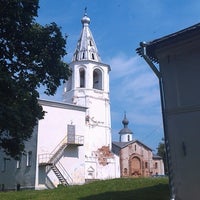 Photo taken at Колокольня Никольского собора, XVII в. by John B. on 7/30/2014