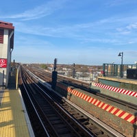 Photo taken at MTA Subway - Rockaway Blvd (A) by Helena M. on 11/11/2021