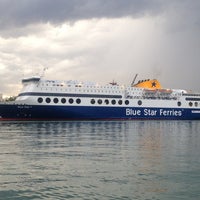 Photo taken at Blue Star Ferries Piraeus Central Office - Gelasakis Shipping Travel Center by Alessandro B. on 6/12/2013
