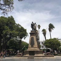 Photo taken at Plaza 25 de Mayo by Dalma F. on 1/25/2018