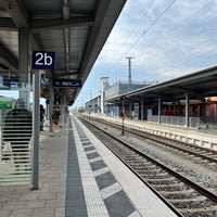 Photo taken at Ingolstadt Hauptbahnhof by Irem T. on 9/24/2022