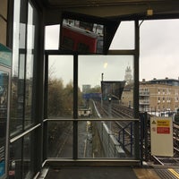Photo taken at Westferry DLR Station by Slavomír S. on 10/26/2017