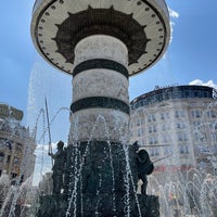 Photo taken at Warrior on a Horse Fountain by Slavomír S. on 5/19/2023