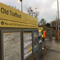 Photo taken at Old Trafford Metrolink by Slavomír S. on 11/30/2016