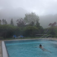 Photo taken at Alm- &amp;amp; Wellnesshotel Alpenhof by Cubo4ka L. on 5/8/2014