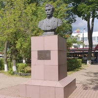 Photo taken at Памятник Виктору Павловичу Ногину by Наталья on 8/9/2020