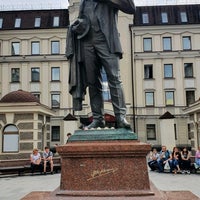 Photo taken at Памятник Федору Шаляпину by Наталья on 6/13/2021
