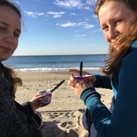 Photo taken at Will Roger State Beach Volleyball Courts by Elena B. on 12/27/2015