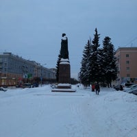 Photo taken at Памятник В. И. Ленину by Анатолий М. on 1/17/2013