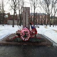 Photo taken at Памятник воинам-интернационалистам by Анатолий М. on 12/27/2013