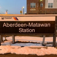 Photo taken at NJT - Aberdeen-Matawan Station (NJCL) by Christopher H. on 3/4/2019