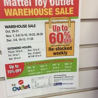 Mattel warehouse sale new arrivals