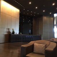 Photo taken at Armani Hotel Dubai by Tony P. on 4/6/2015