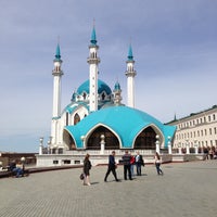 Photo taken at Kazan Kremlin by Anastasia K. on 5/4/2013