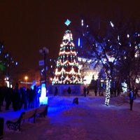 Photo taken at Главная ёлка Оренбурга by Алексей Л. on 1/1/2015