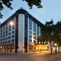 Photo taken at Hilton Vienna Plaza by Hilton Ö. on 8/21/2014
