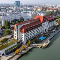 Photo taken at Hilton Vienna Danube Waterfront by Hilton Ö. on 7/3/2014