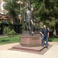 Photo taken at Памятник Чехову А.П. by Евгений on 5/5/2013