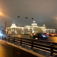 Photo taken at Borodinsky Bridge by Antonio on 1/20/2022