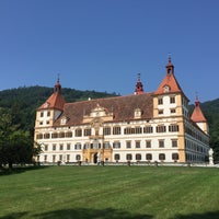 Photo taken at Schloss Eggenberg by Martin O. on 7/7/2015